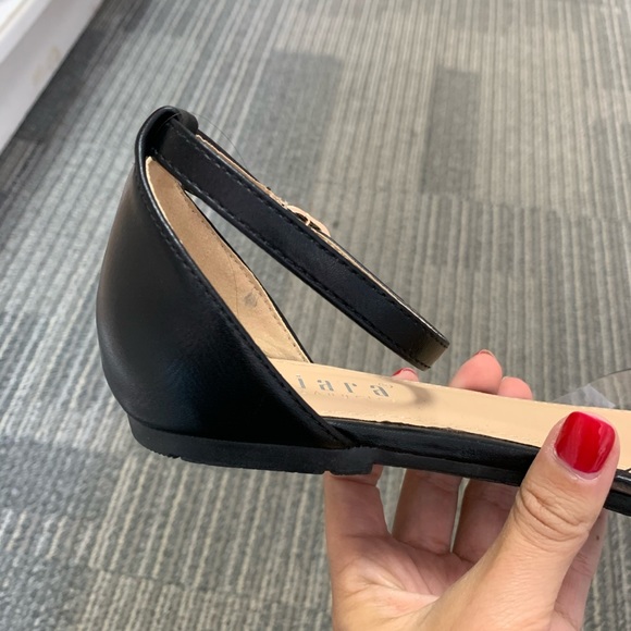 Black clear pointed toe sandal - Picture 5 of 5